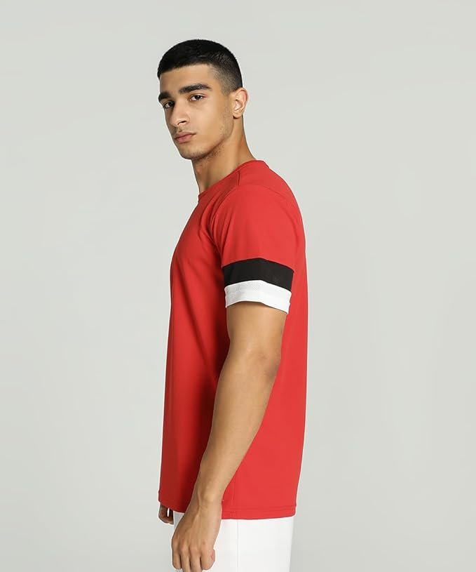 Puma Men DRYCELL Polyester Regular Fit teamRISE Football Jersey - Image 4